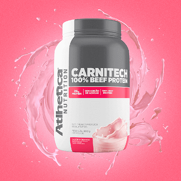 CARNITECH BEEF PROTEIN - 900G - ATLHETICA NUTRITION